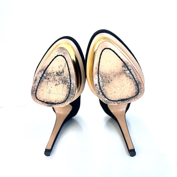 CHARLOTTE OLYMPIA DOLLY Suede Pumps - Picture 5 of 7